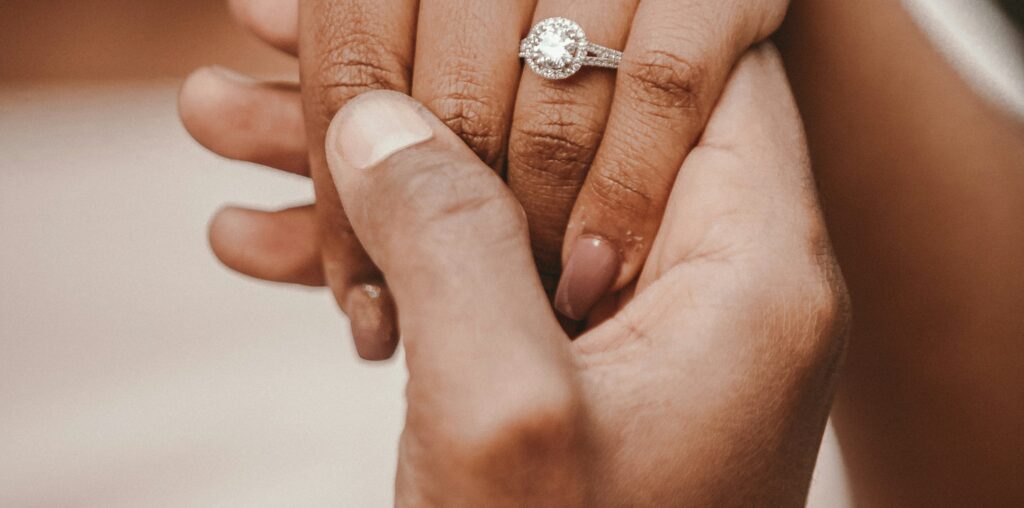 couple holding hands